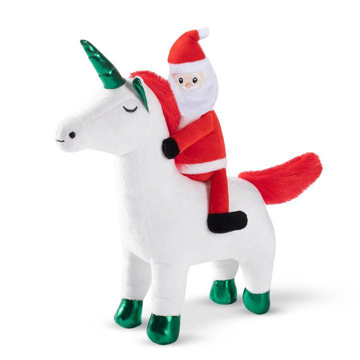 Christmas Santa Unicorn Plush