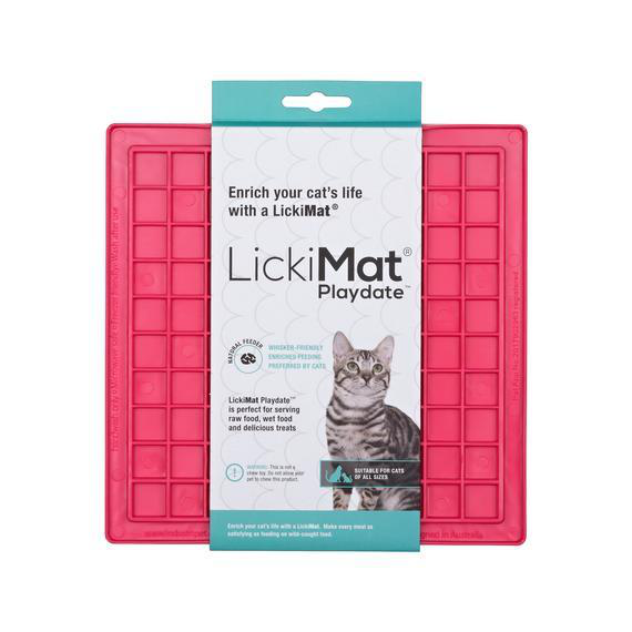 Lickimat Cat Classic Playdate Pink