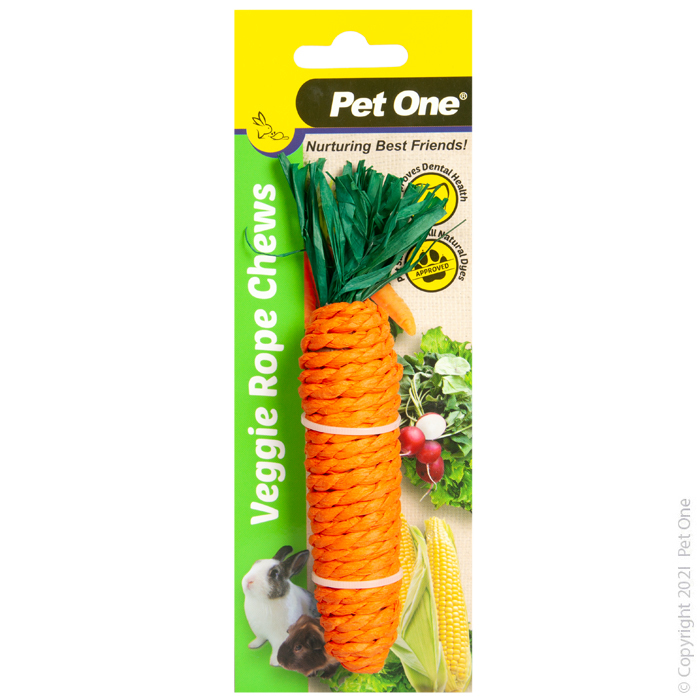 Veggie Rope Chew Carrot