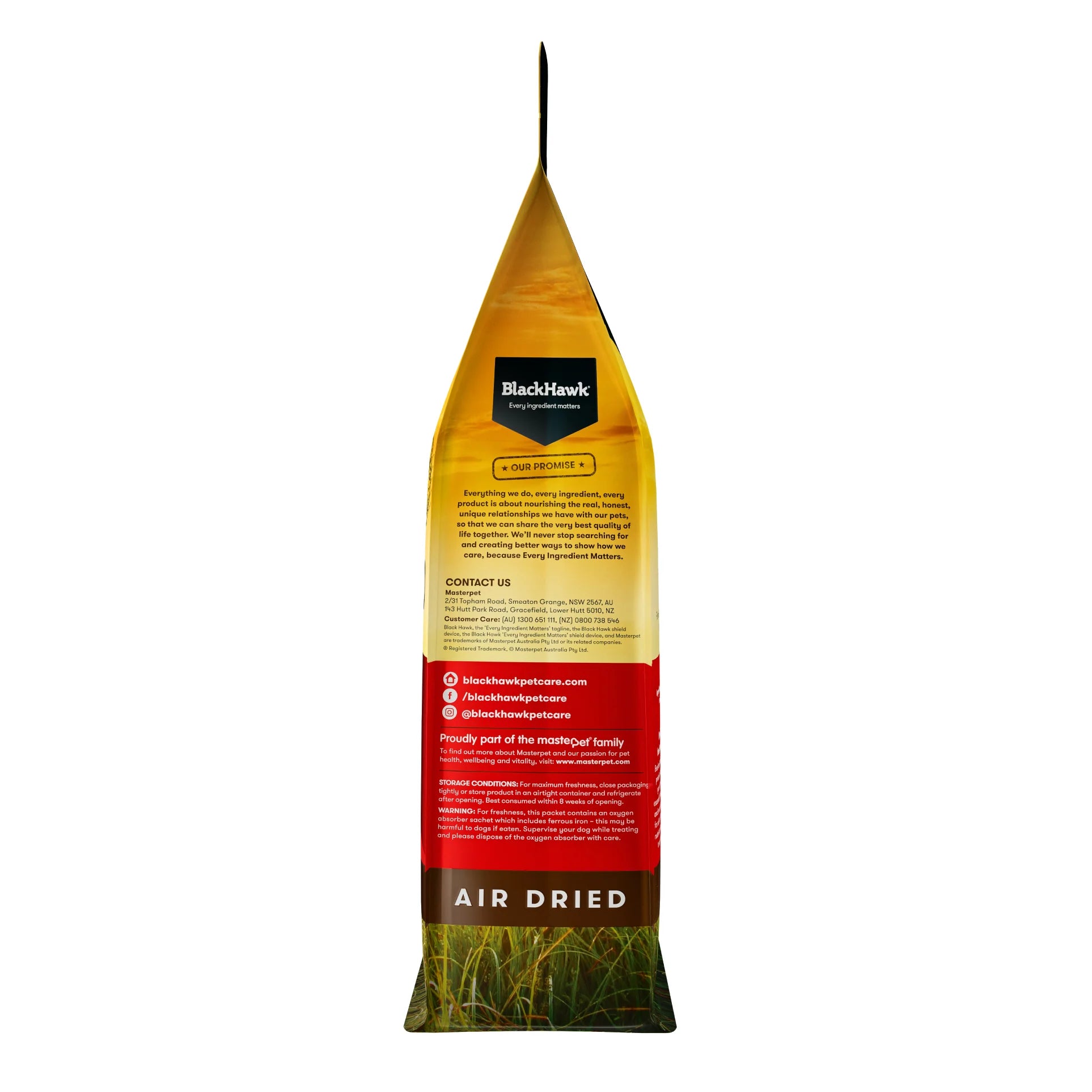 Black Hawk Air Dried Beef and Mackerel