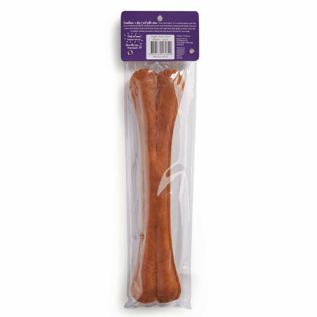 Kazoo Rawhide Pressed Bone 30cm 1pk