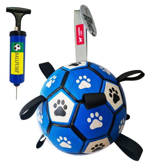 Canine Care Soccer Ball With Tabs Medium
