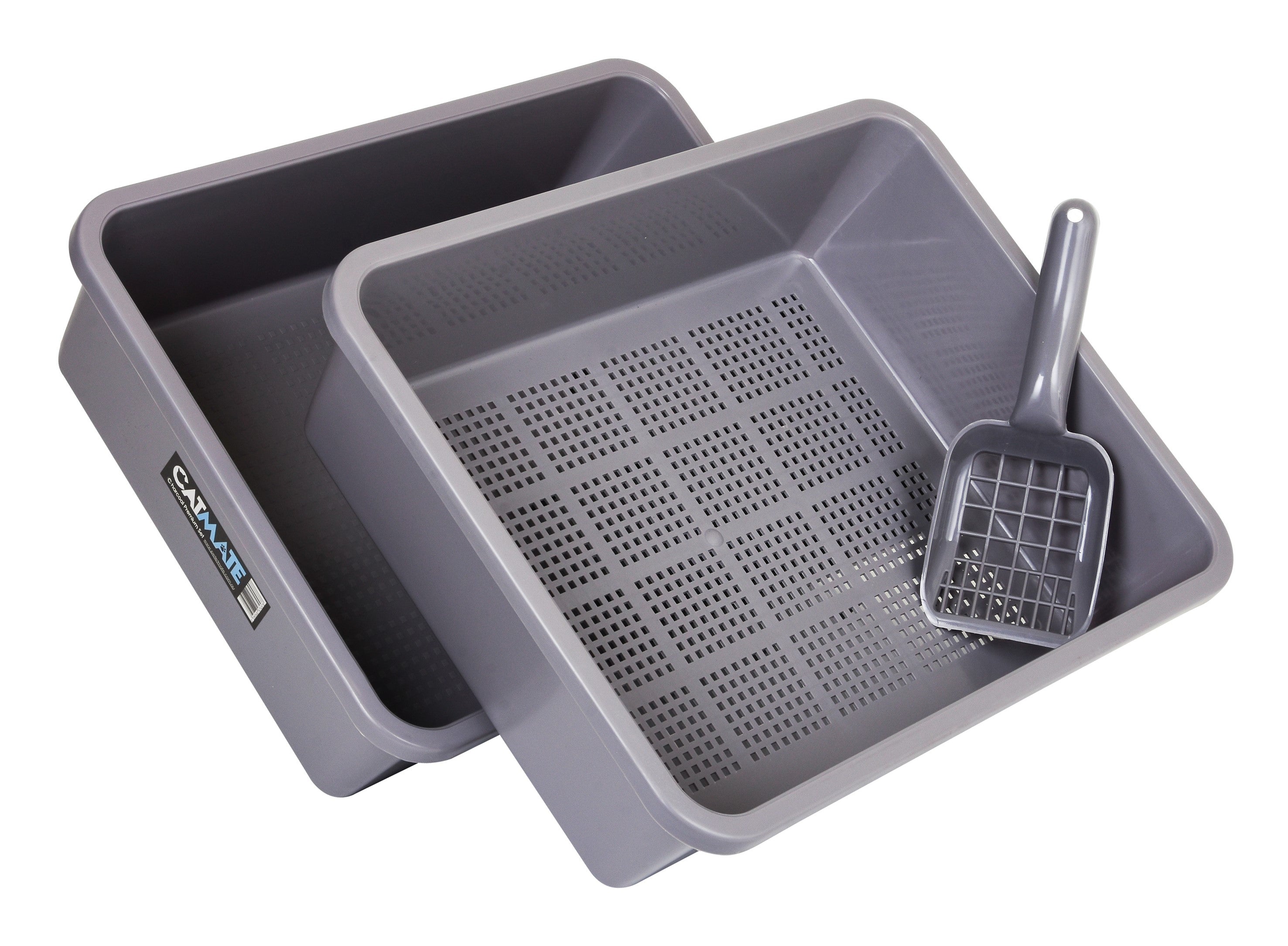 Catmate Litter Tray Charcoal