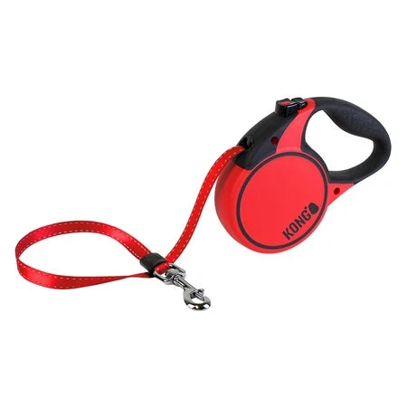 Kong Terrain Retractable Leash Red