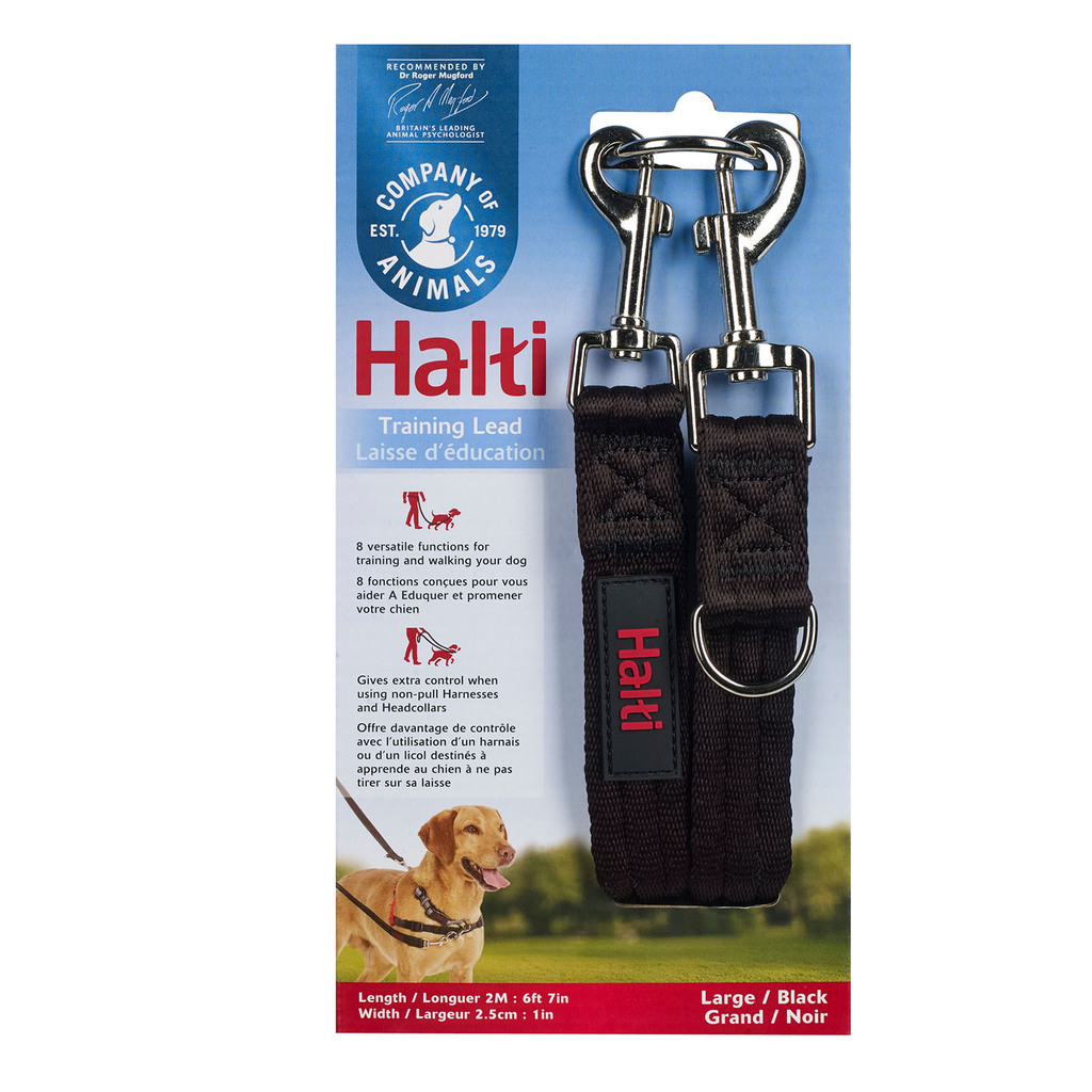 Halti Training Lead Black