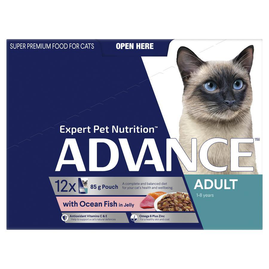 Advance Cat Wet Pouch Ocean Fish