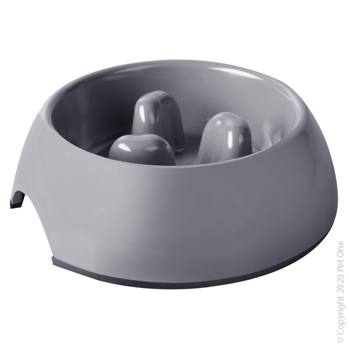 Bowl Melamine Slow 300ml Light Grey
