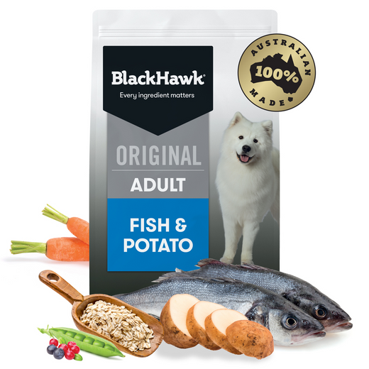 Black Hawk Dog Dry Fish