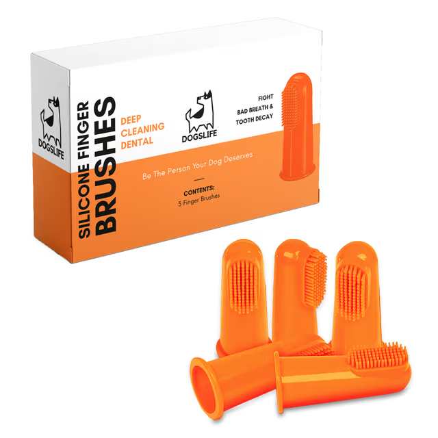 Dogslife Dog Silicone Finger Brushes 5pk