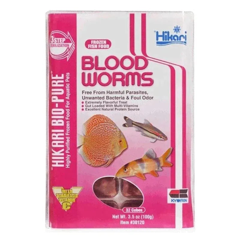 Frozen Food Hikari Bloodworm 100g