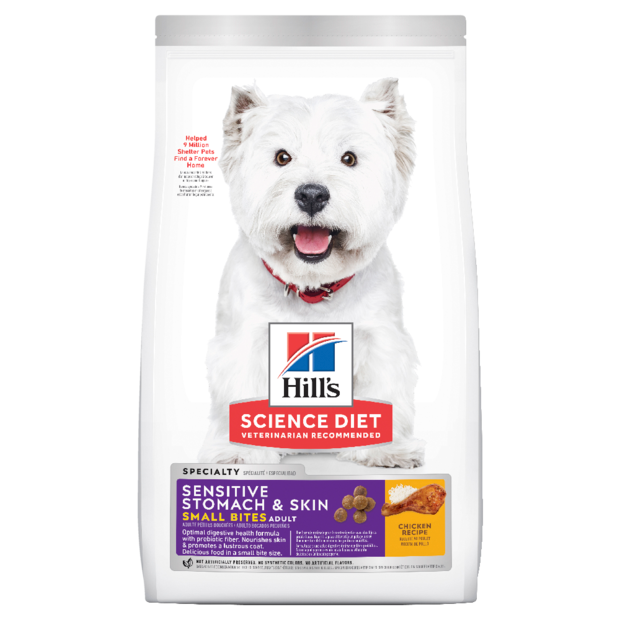 Science Diet Dog Dry Sensitive Skin and Stomach Small Bites 6.8KG