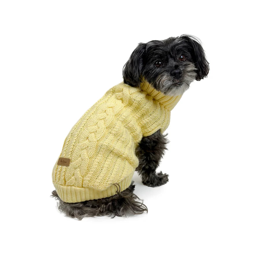 Huskimo Dog Jumper Cali Knit Buttercup