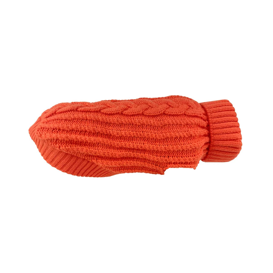 Huskimo Dog Jumper Cali Knit Tangerine