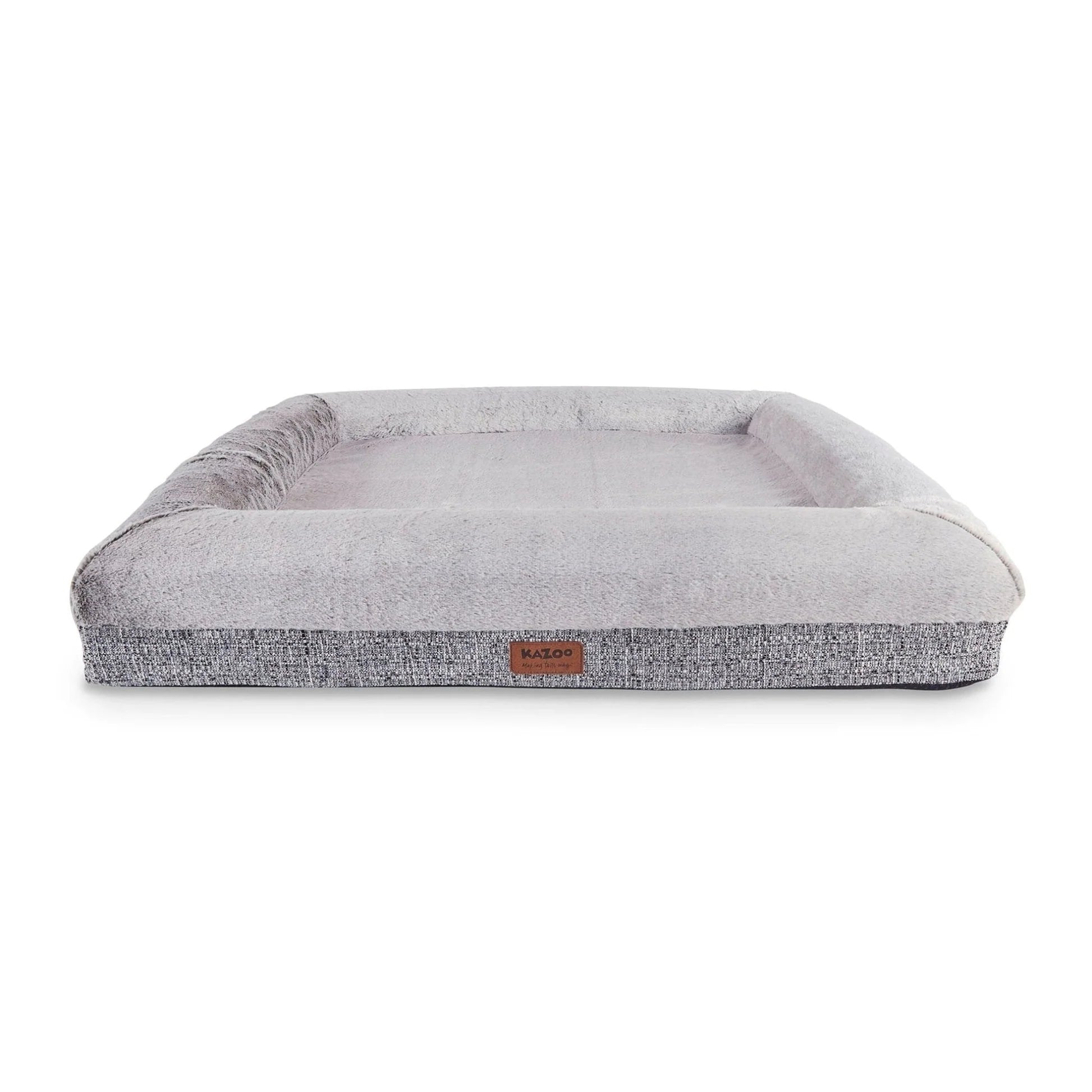 Kazoo Wombat Plush Bed Grey