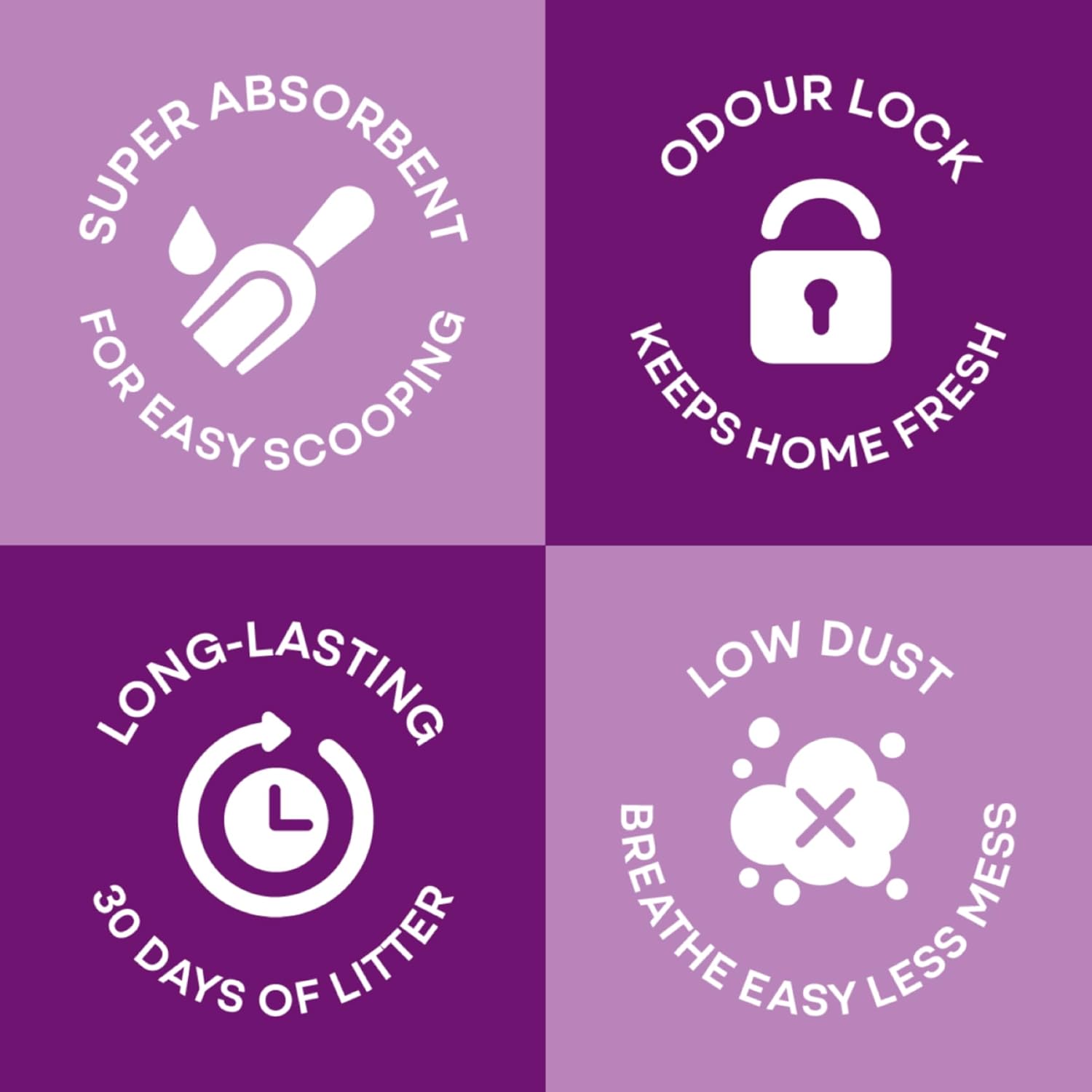 Poowee Clumping Lavender Litter