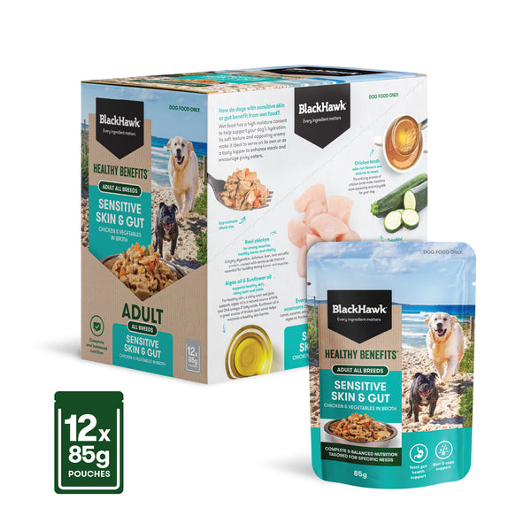 Black Hawk Healthy Benefits Sensitive Skin & Gut