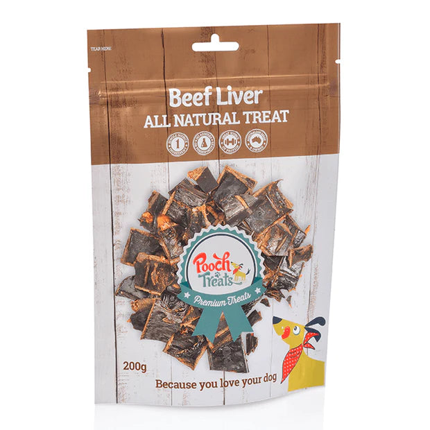 Pooch Treats Beef Liver 200g