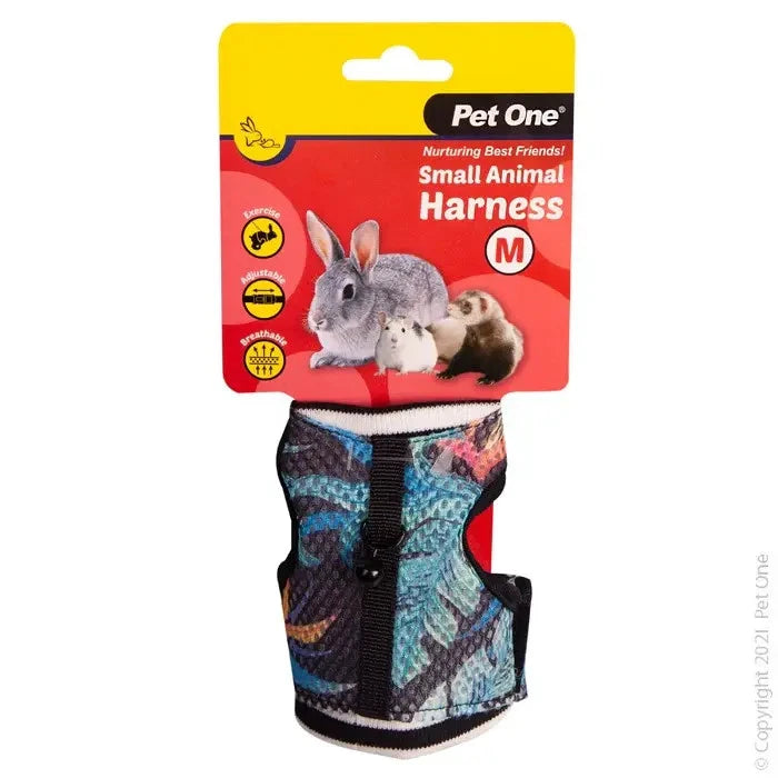 Pet One Small Animal Harness Medium Vest AndLeash