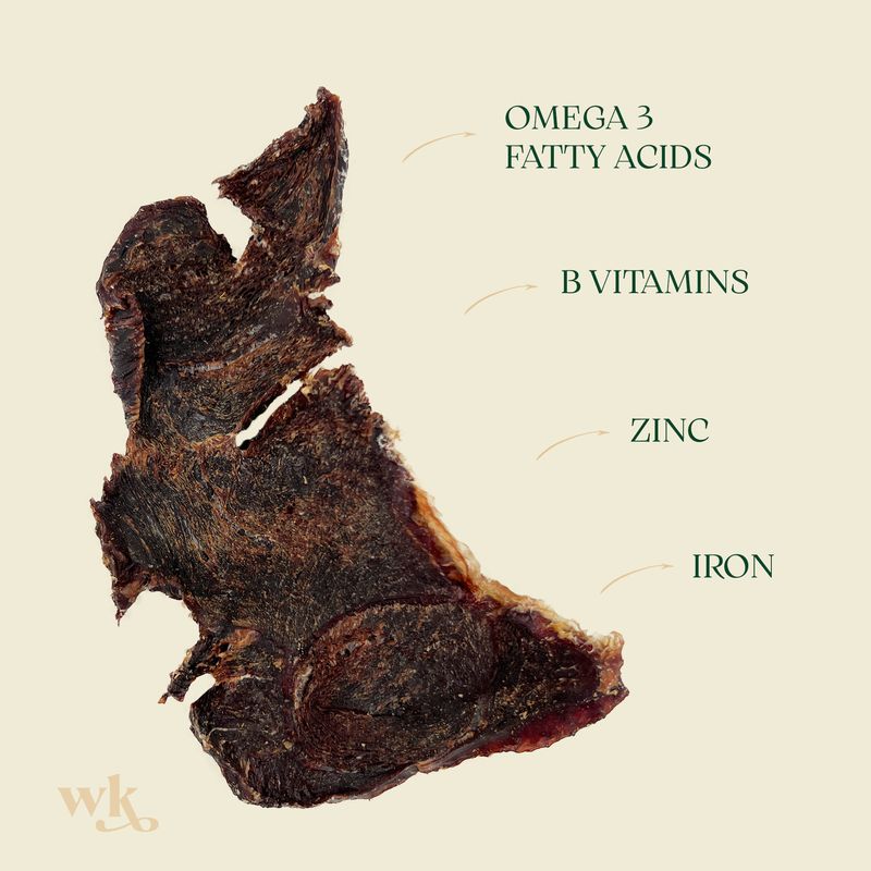 Wildkind Dog Treat Great Southern Venison Jerky 100g