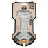 Dog Toy Blitz Rubber Lick Bone Grey